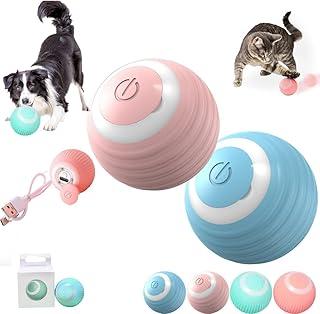 Bolinha Inteligente para Gatos e Cães Peq. - ABS Premium Indestrutível | Reativação por Toque e USB Seguro | Brinquedo Atóxico Antiasfixia