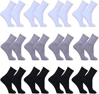 Meia Feminina Kit 12 Pares Cano Alto Sport Algodão