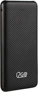 I2GO, Carregador Portátil (Power Bank) 10000mAh, 2 Saídas USB + 1 Saída/Entrada USB-C, Preto, i2GO Plus