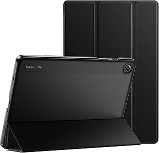 JETech Capa para Samsung Galaxy Tab A9+/A9 Plus 11 Polegadas 2023, Capa Protetora para Tablet com Suporte Fólio Triplo Translúcido e Fino, Despertar/Suspender Automático (Preto)