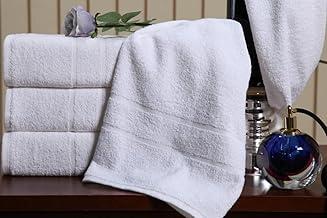 Kit 10 Toalha para Salão de Beleza Rosto Felpuda Macia Prata - Costura Dupla Reforçada (Branco Off White)