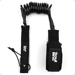 Cordinha para Bodyboard de Bíceps (Espiral) - Leash Soul Fins com Neoprene Confortável e Duplo Rotor - Não Enrosca e Não Arrasta na Água