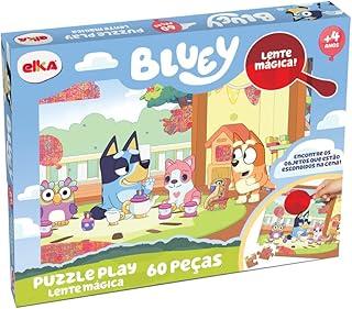 Puzzle Play 60 peças - Lente Mágica - Bluey