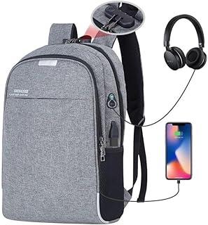 Mochila Antifurto com Cadeado e Entrada USB para Notebook até 15,6” – Resistente à Água, Escolar, Trabalho e Viagem