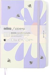 CADERNETA CICEROS MELISSA QUADRICULADO 14X21 MAX BLOOMY