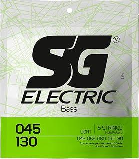 Encordoamento 045 SG, Níquel, para Baixo 5 Cordas