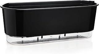 Vaso Jardineira Autoirrigável Preto 40cm Raiz Terrazo Para Todos Tipos de Plantas