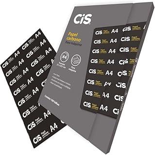 Filme Carbono Máquina, CIS, 30.2100, Preto, Caixa com 100 folhas