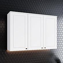 Armário Aéreo 3 Portas 120cm Emily Henn Branco Hp