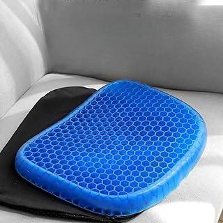 Almofada Cóccix Ortopédica Assento em Gel de Silicone Lavável para Coluna Hemorroida Escritório Carro Mundo F&s