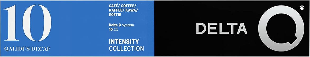 Delta Q Cápsulas De Café Qalidus Decaf - Intensidade 10 com 13.82% de desconto por R$ 25,50 na amazon
