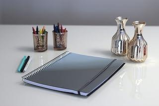 Confetti - Caderno Universitário Splash 1x1 80 Folhas Pautado Capa Cinza