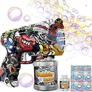 Lança Bolha de Sabão Automatica Luz LED Presente Crianças Aniversário Casamento Festa