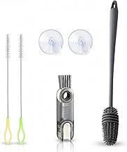 Kit de Limpeza Completa IstoSim – Escova 3 em 1 Multiuso + Escova de Silicone 360° + 2 Escovas para Canudos + 2 Ganchos de Ventosa Limpeza Profunda, Sustentável e Organizada