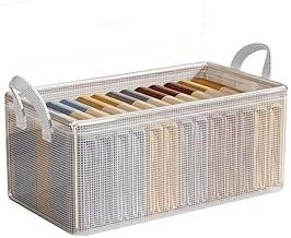 Caixa Organizadora de Armazenamento Dobrável 26 litros Estrutura em Metal, Material PVC Transparente Lavável - Resistente e Compacta (1 Unidade)