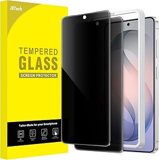 JETech Película Protetora de Privacidade para Samsung Galaxy S26, Vidro Temperado Anti-Espionagem com Ferramenta de Instalação Rápida, Compatível ID Impressões Digitais, Pacote com 2