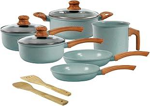 Jogo de Panelas de Alumínio Revestimento Cerâmico com Antiaderente Ecoglide Tuut Marble 8 peças