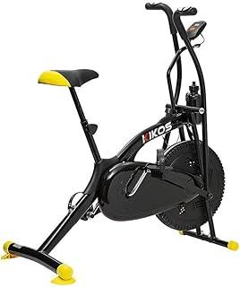 Air Bike Kikos A5 com painel LCD – Resistência mecânica por atrito, 05 níveis de tensão, suporta até 100 kg, ideal para residências.