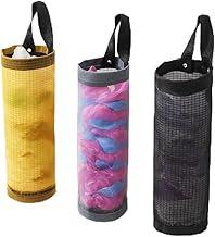 Organizador Porta Sacolas Plásticas Puxa Saco – Material Impermeável Design Moderno com Cordão Ajustável e Base em Rede