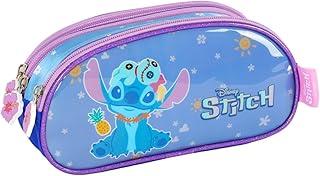 Estojo Luxcel Stitch 3Fecho Violeta EI42405