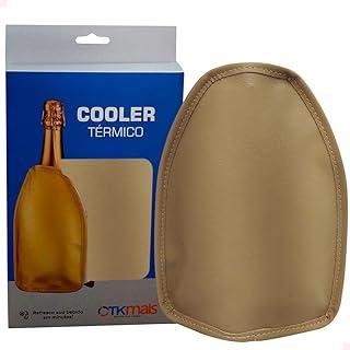 Cooler Bolsa Térmica com Gel para Garrafa 750ml em Nylon Vinho Espumante Bebidas Cooler Sleeve