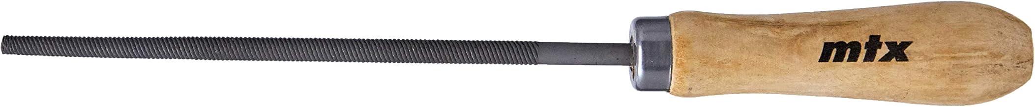 Mtx Lima Redonda Bastarda 150 Mm 6 Cabo De Madeira