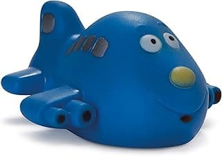 Cometa Brinquedos, Coleção Transportes, Avião em Vinil, Azul, Levemente Perfumado