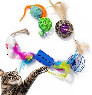 Kit 3 Brinquedos para Gatos: Estimulação Mental e Física, Combate Tédio e Estresse, com CATNIP, cat toys, Brinquedos Sortidos para Gatos com Catnip