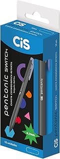 Caneta Esferográfica Retrátil PENTONIC SWITCH Azul Caixa com 12 unidades com 17.93% de desconto por R$ 41,70 na amazon