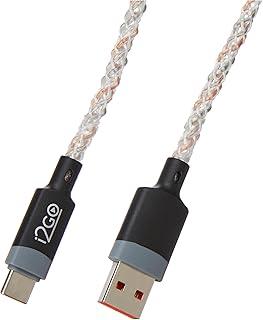 Cabo USB-C i2GO LED RGB 1m 2.4A - i2GO Plus
