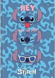 Caderno Brochurao Capa Dura Stitch 80Fls Pct Com 05-103490