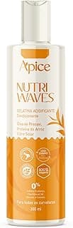 Ápice Nutri Waves Gelatina Acidificante e Condicionante | Ativação e Fixação da Curvatura com Hidratação, Brilho e Controle de Frizz | 300ml com 16.27% de desconto por R$ 38,60 na amazon