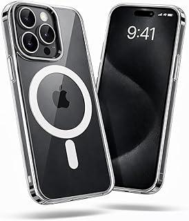 Capinha [Capa] Transparente iPhone 16 Pro Max - Mag-safe – Capinha Silicone Anti Impacto com Proteção de Câmera, TPU Premium, Ímã Forte