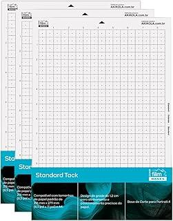 Base de Corte A4 Com Cola - Power Film - Compatível Silhouette Portrait 4, Kit com 3 Unidades