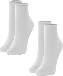 Kit 2 Pares de Meia Sem Punho She Cano Médio Confortável Feminina