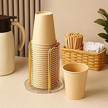 Suporte Para Copos de Acrílico Dispensador de Copos Descartavéis Organize Com Elegância e Sofisticação Ideal para Casa Escritório Consultórios FONSES (Único)