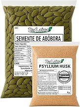 Kit Semente de Abóbora Crua Sem Casca Verde 500g + 100g Psyllium