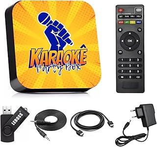 Karaoke Party Box Profissional Com Pontuação +de 2000 Músicas (Não precisa de internet)