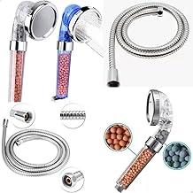 Ducha Lavatório Ionizada com Mangueira 1,5m, Engate Flexível 1/2, Inox, Filtragem de Água, Alta Pressão