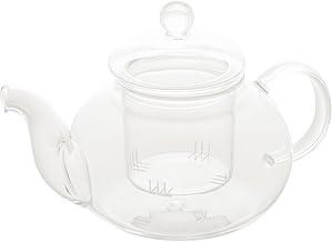 LYOR - Chaleira de Vidro Borossilicato Resistente ao Calor 860ml