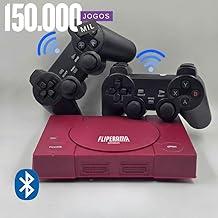 Console Retro Arcadian PSX - 150 Mil Jogos 700 Jogos PS1 - Carcaça Injetada Modelo PS1-2 Controles Sem Fio