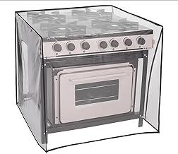 Capa Protetora para Fogão Industrial 78x85x85cm – Plástico Cristal Transparente Grosso Impermeável com Costura Reforçada e Acabamento Premium