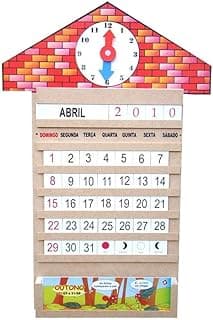 Calendário Relógio Carlu Brinquedos
