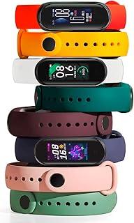 Pulseira para Mi Band 6 Xiaomi kit com 8 unidades e Pelicula - Lúmu
