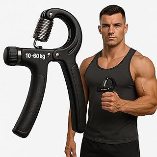 Hand Grip Ajustável 10–60kg Fortalecedor de Mão e Antebraço | Exercitador de Força, Pegada e Resistência Muscular – Fitness, Academia e Reabilitação