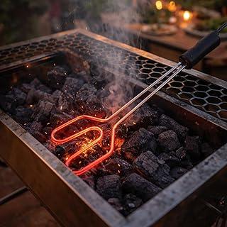 Acendedor de Carvão Elétrico para Churrasqueira FOTIA – Acende Carvão em Minutos, Sem Álcool, Seguro e Prático (110, Volts)