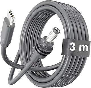 Cabo Para Carregar Starlink Mini de Alimentação DC Para USB-C Tipo C Carregamento de Energia 100W Power Bank Fio 18 AWG Acessório 3 metros Com Chip Fonte PD Inteligente Carregador Premium 10CLICK®