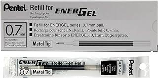 Pentel Refil de tinta, Metal, Preto, 0.7mm