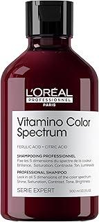 L'Oréal Professionnel, Shampoo Profissional, Vitamino Color Spectrum, para todos os cabelos coloridos & cores vibrantes, limpa suavemente, com brilho espelhado ultra intenso, 300ml