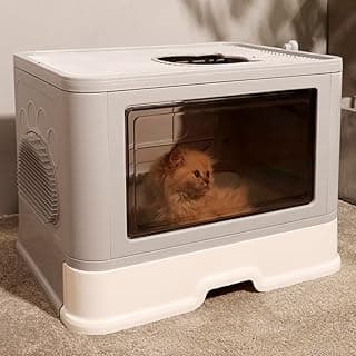 Banheiro Gato Caixa Areia Fechada Anti Odor MADOG CatBox Max MADOG